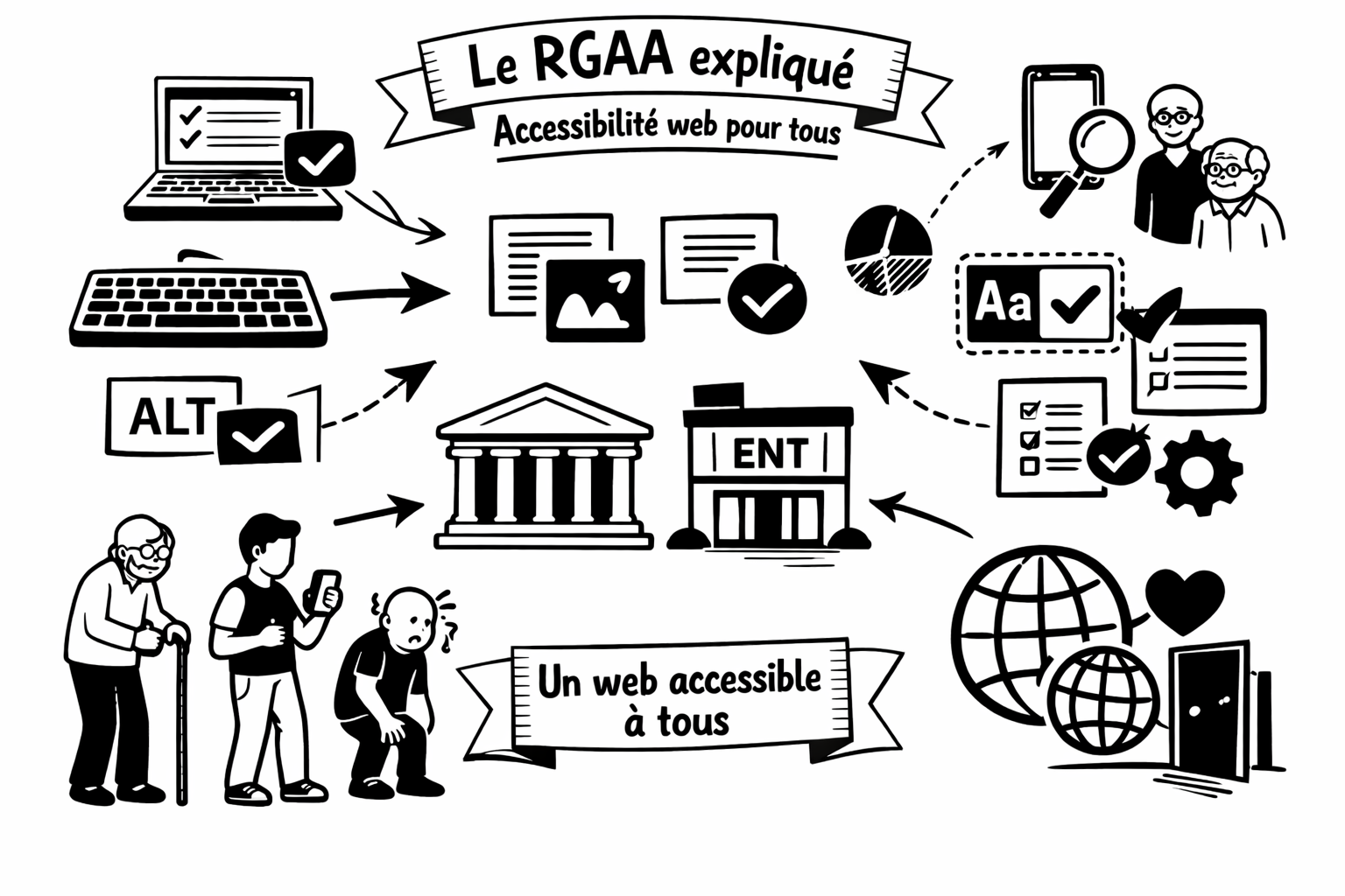 Illustration de l'article relatif à la compréhension du RGAA