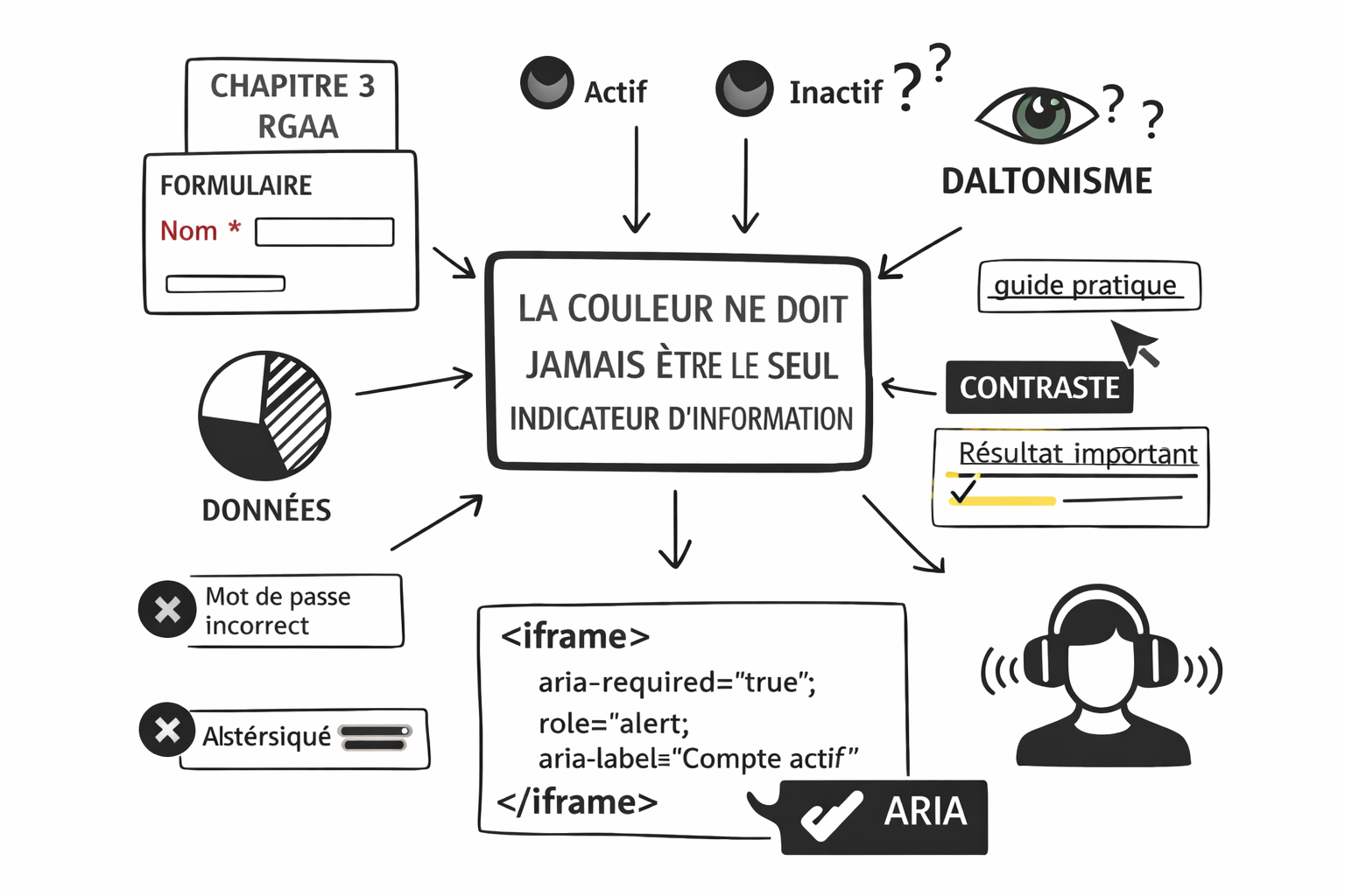 Illustration pour l'article relatif au chapitre 3 : Les couleurs