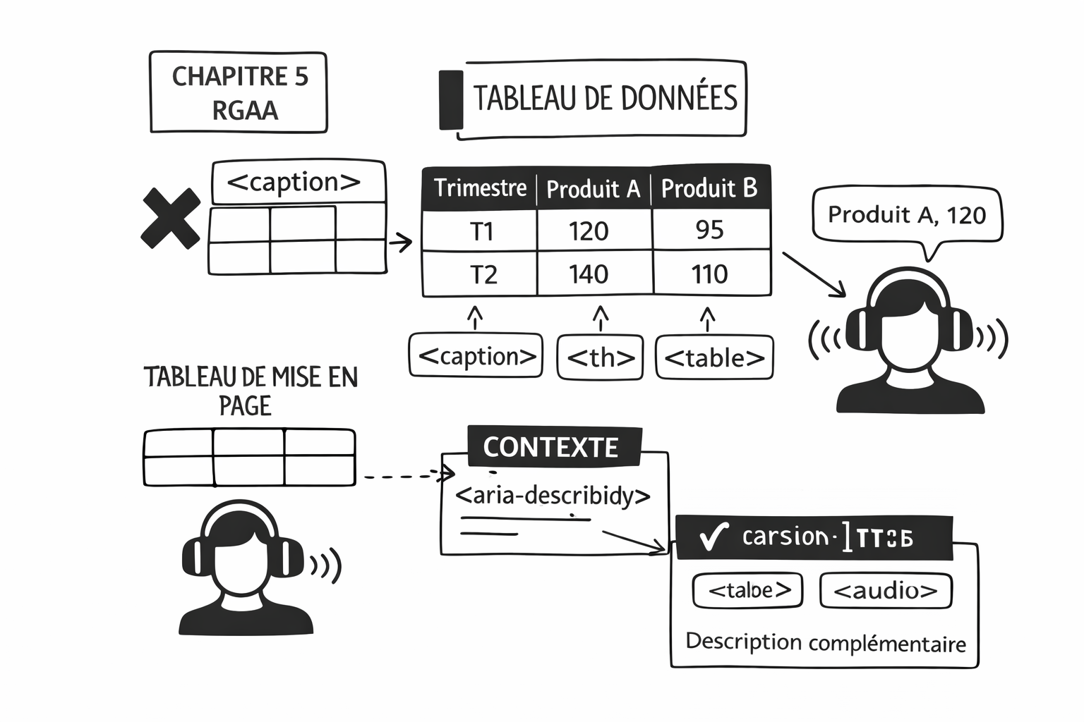 Illustration pour l'article relatif au chapitre 5 : Tableaux