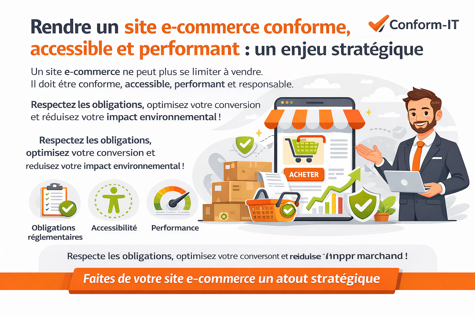 Illustration de l'accessibilité RGAA des sites ecommerce