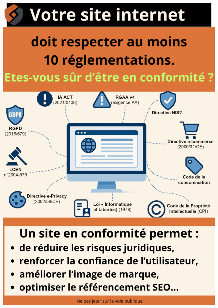 Flyer AccessiWeb - Page de présentant de la nécessité de se mettre en conformité