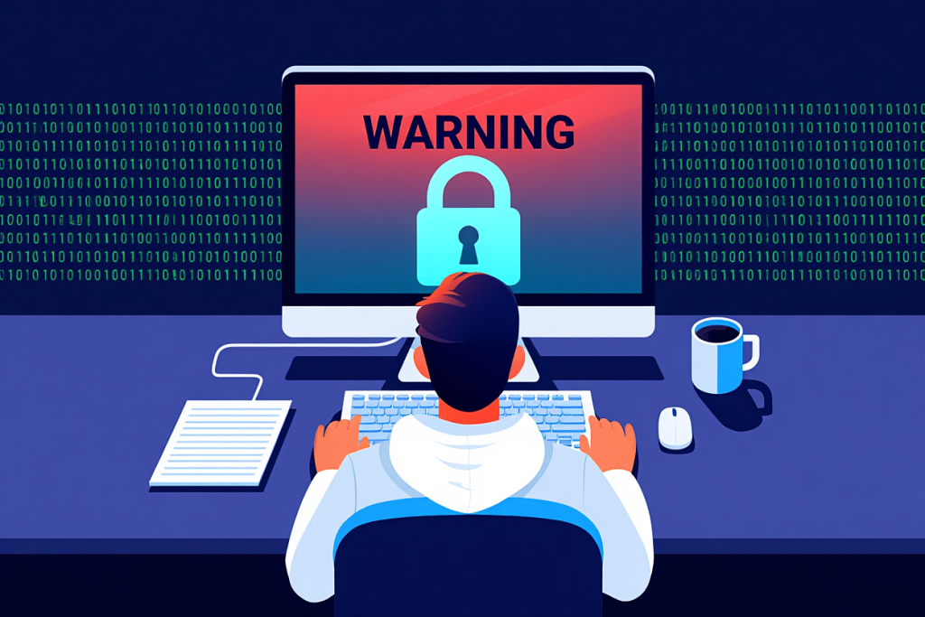 Illustration présentant la sensibilisation à la cybersécurité